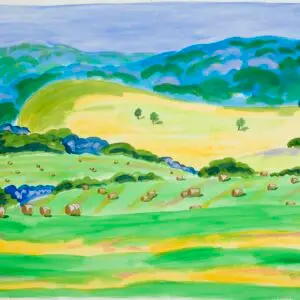 hay field