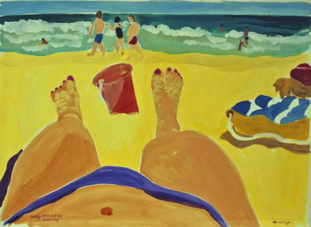 beach scene