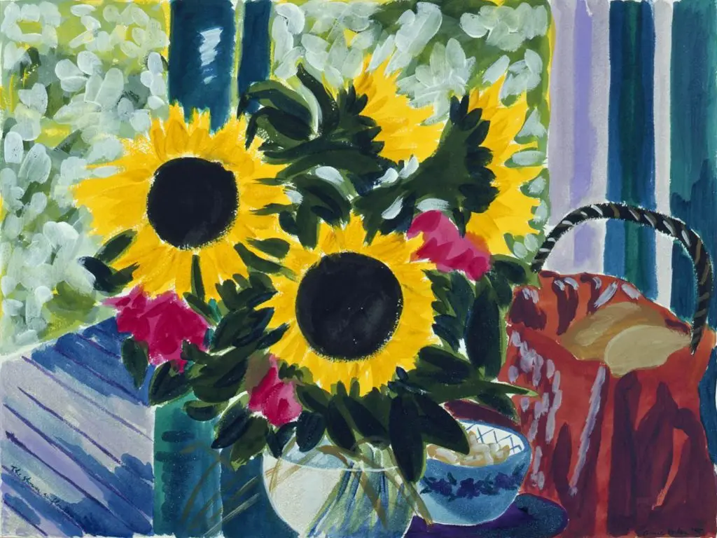 big sunflowers