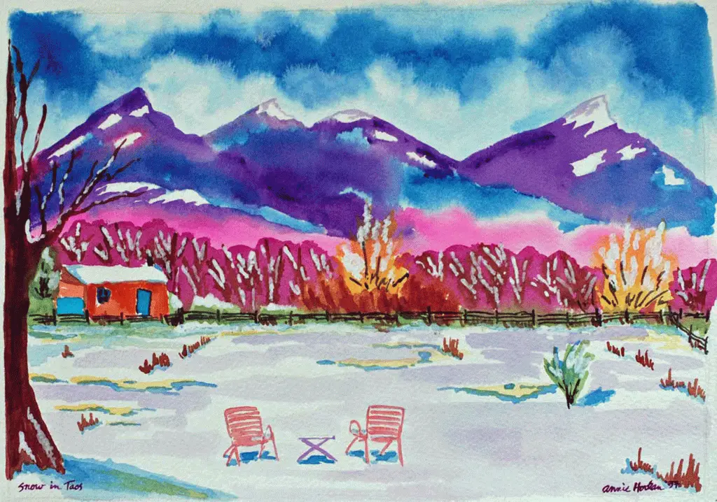 winter in Taos