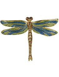 blue/green dargonfly brooch