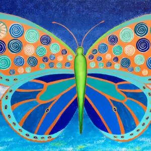 blue butterfly